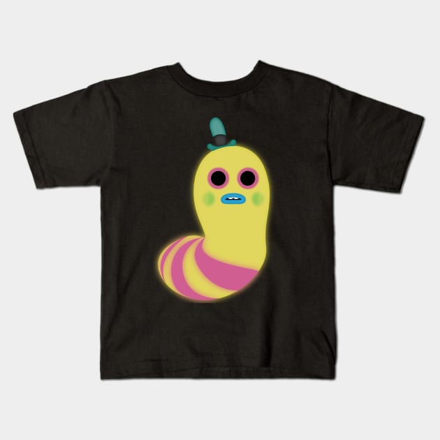 Glow Worm Kids T-Shirt by fashionsforfans